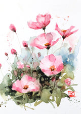 5x7" Greeting Card 'Cosmos'