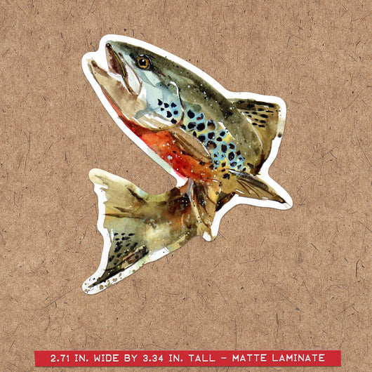 JUMPING BROWN TROUT