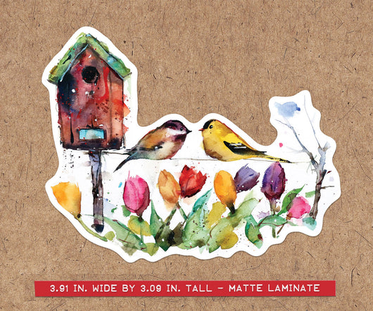 SPRINGTIME BIRDHOUSE