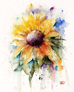 Ceramic Coaster 'Sunflower'
