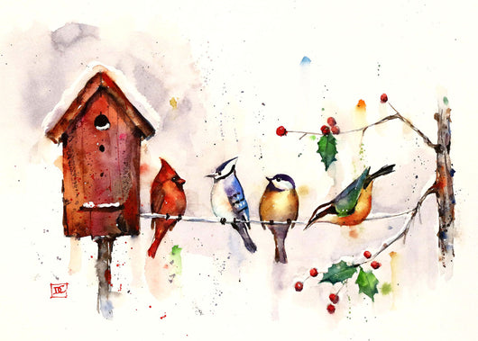 Winter Birdhouse